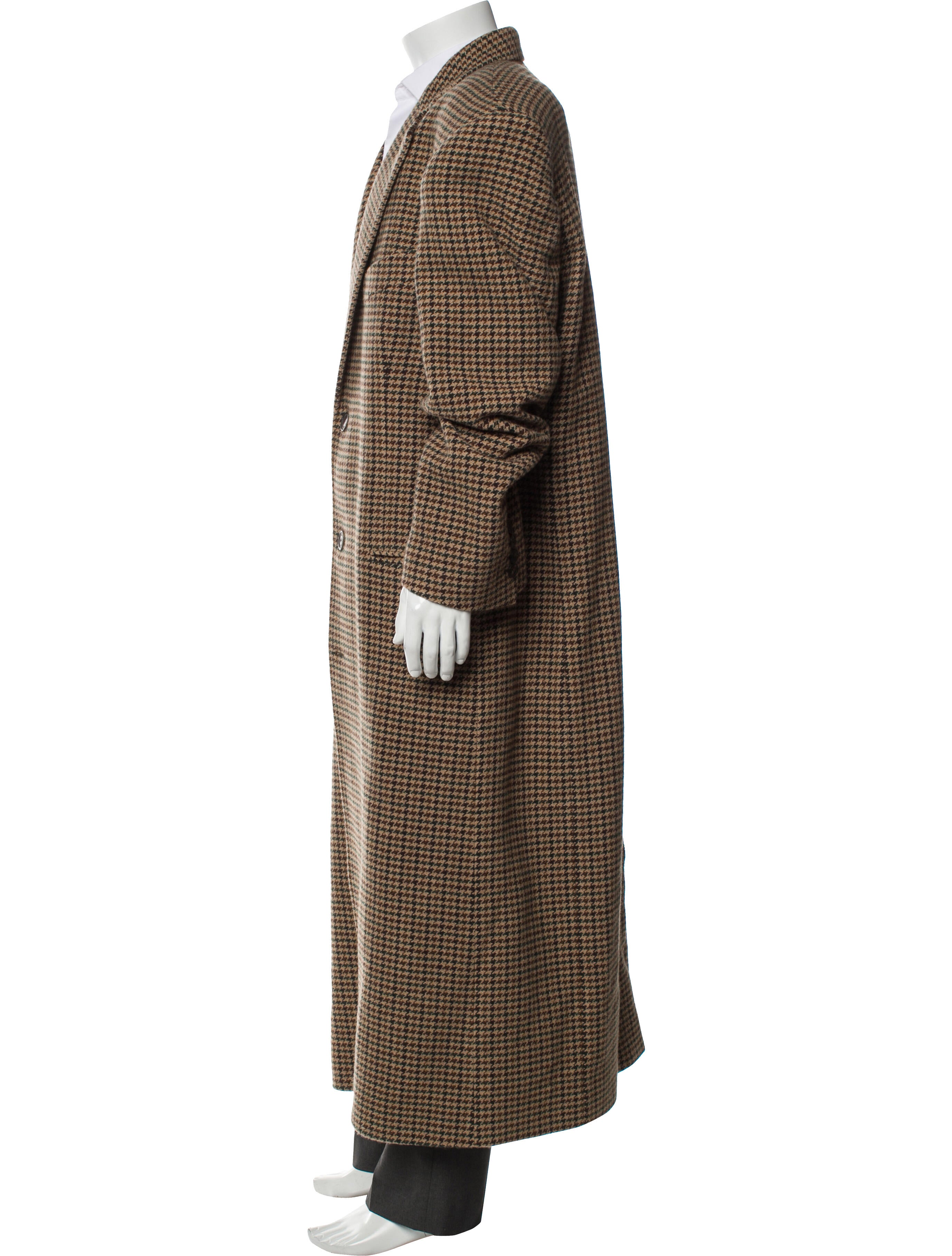 Balenciaga 2023 'Houndstooth' Overcoat