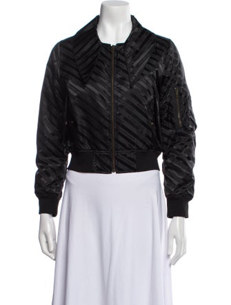 Balenciaga 2017 Patterned Bomber Jacket