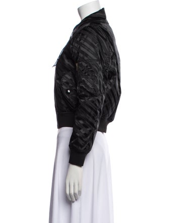 Balenciaga 2017 Patterned Bomber Jacket