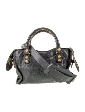 Balenciaga Leather Motocross Classic City Mini