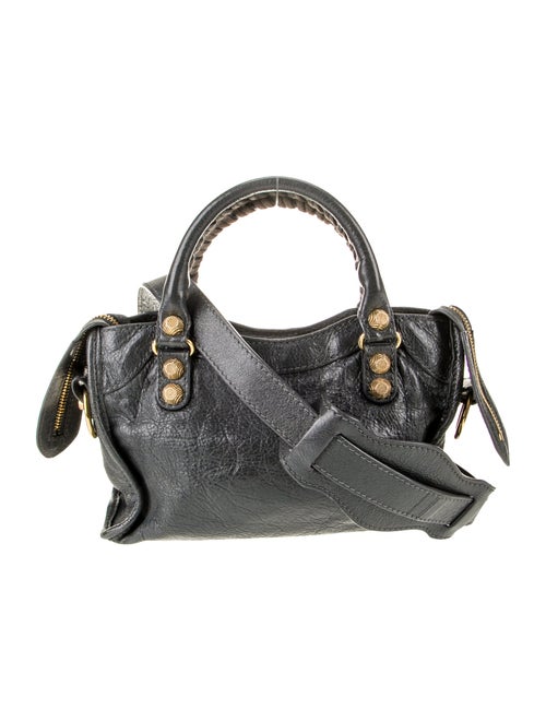 Balenciaga Leather Motocross Classic City Mini