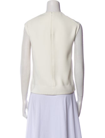 Balenciaga 2012 Crew Neck Crop Top