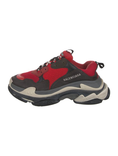 Balenciaga Triple S 'Red Black' (Pre-Distressed) Sneakers