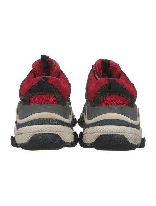 Balenciaga Triple S 'Red Black' (Pre-Distressed) Sneakers