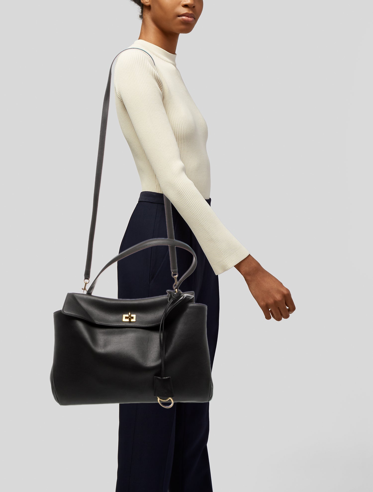 Balenciaga Leather Rodeo Medium 2024