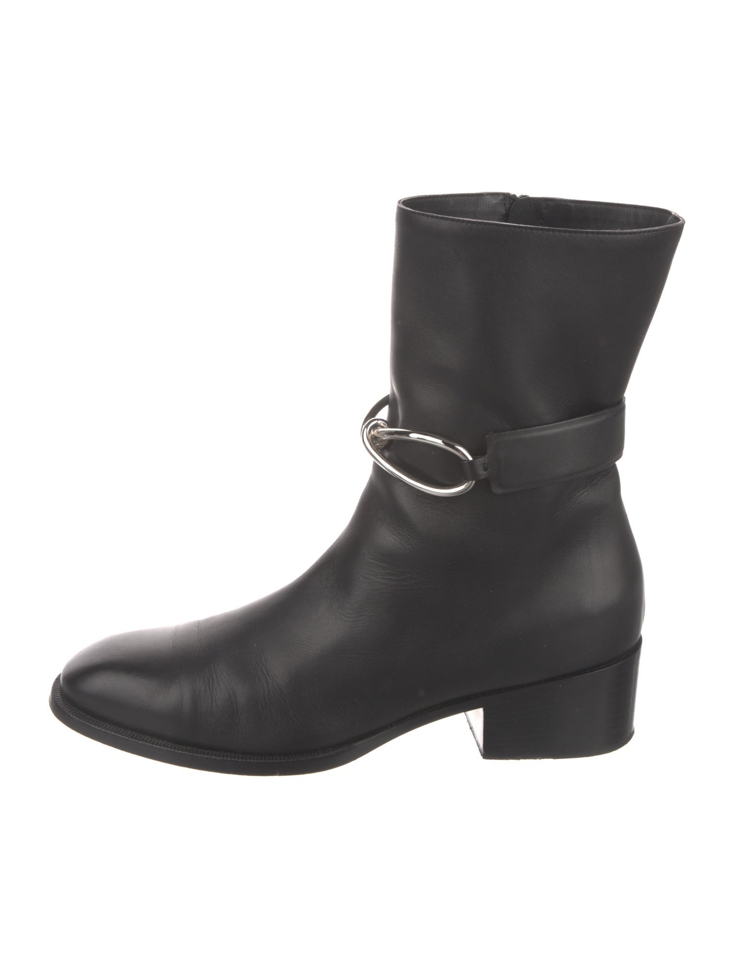 Balenciaga Leather Moto Boots