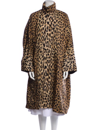 Balenciaga 2019 Animal Print Coat