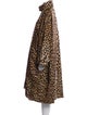 Balenciaga 2019 Animal Print Coat