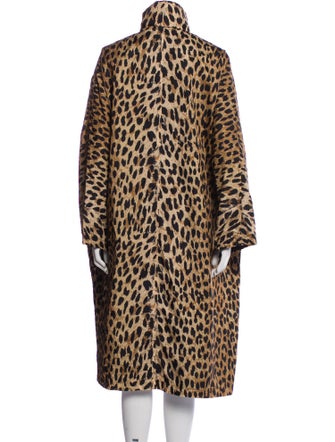 Balenciaga 2019 Animal Print Coat