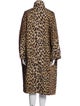 Balenciaga 2019 Animal Print Coat