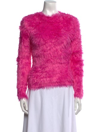 Balenciaga 2018 Faux Fur Sweater