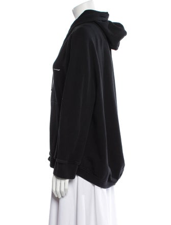 Balenciaga 2017 Logo Zip-Up Hooded Sweatshirt