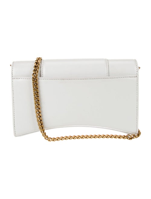 Balenciaga Leather Hourglass Wallet On Chain 2022