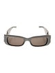 Balenciaga Square Tinted Sunglasses