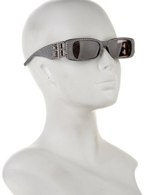 Balenciaga Square Tinted Sunglasses