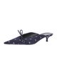 Balenciaga Satin Printed Mules