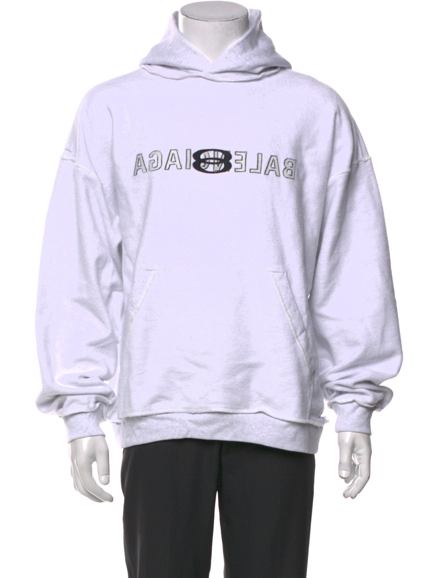 Balenciaga 2023 Signature Logo Hoodie