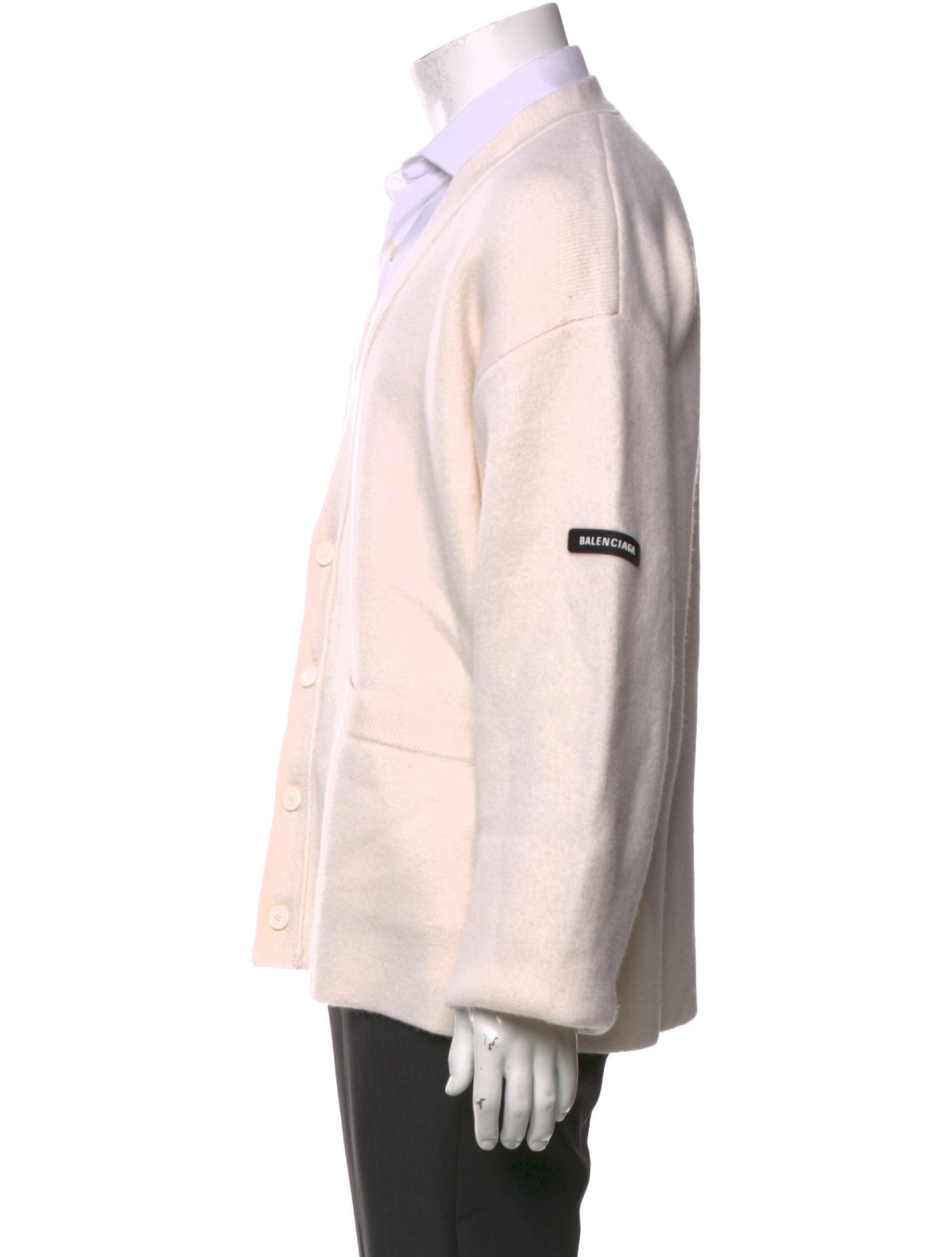 Balenciaga 2023 Signature Logo Cardigan