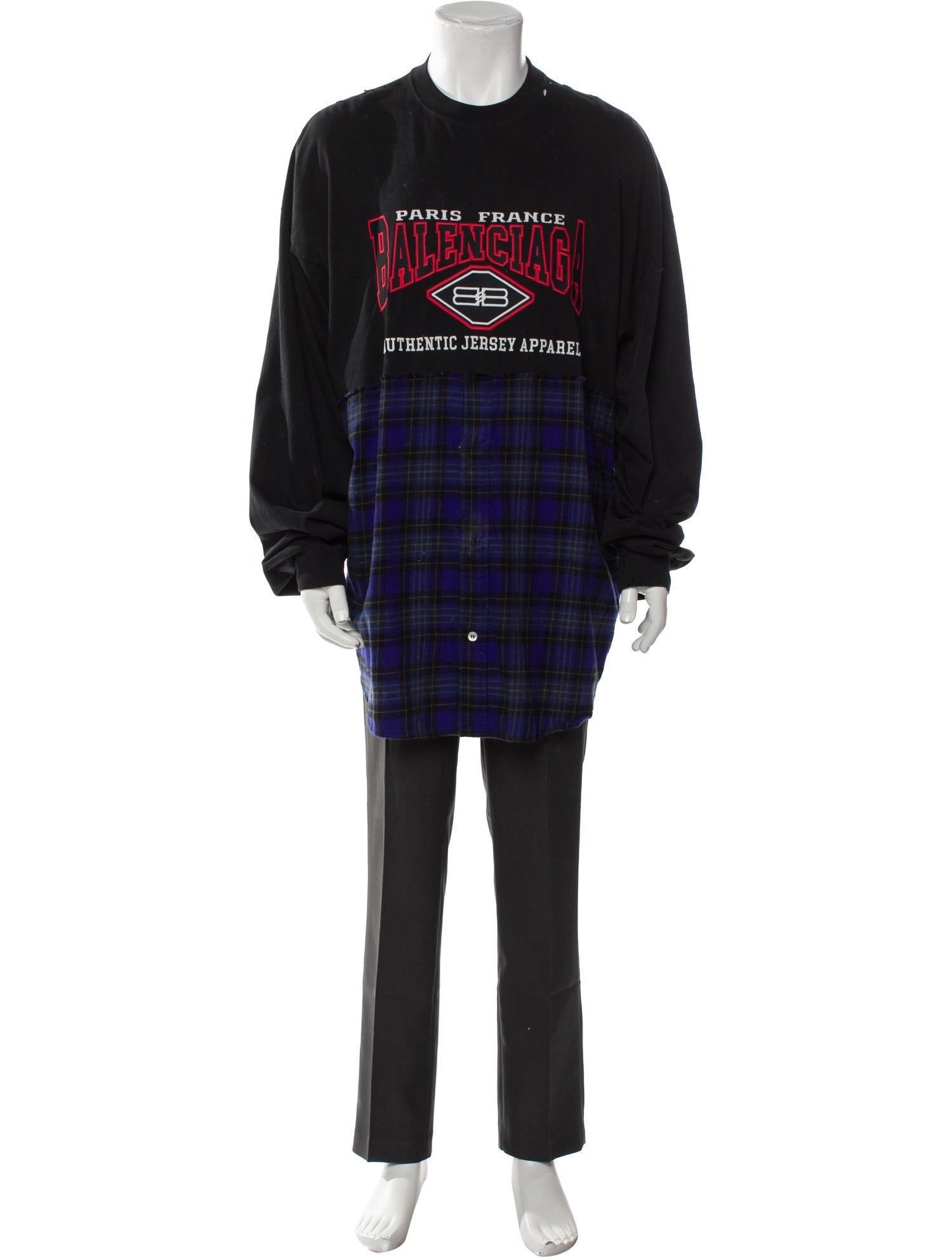 Balenciaga Graphic Print Crew Neck T-Shirt