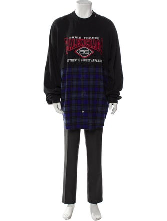 Balenciaga Graphic Print Crew Neck T-Shirt