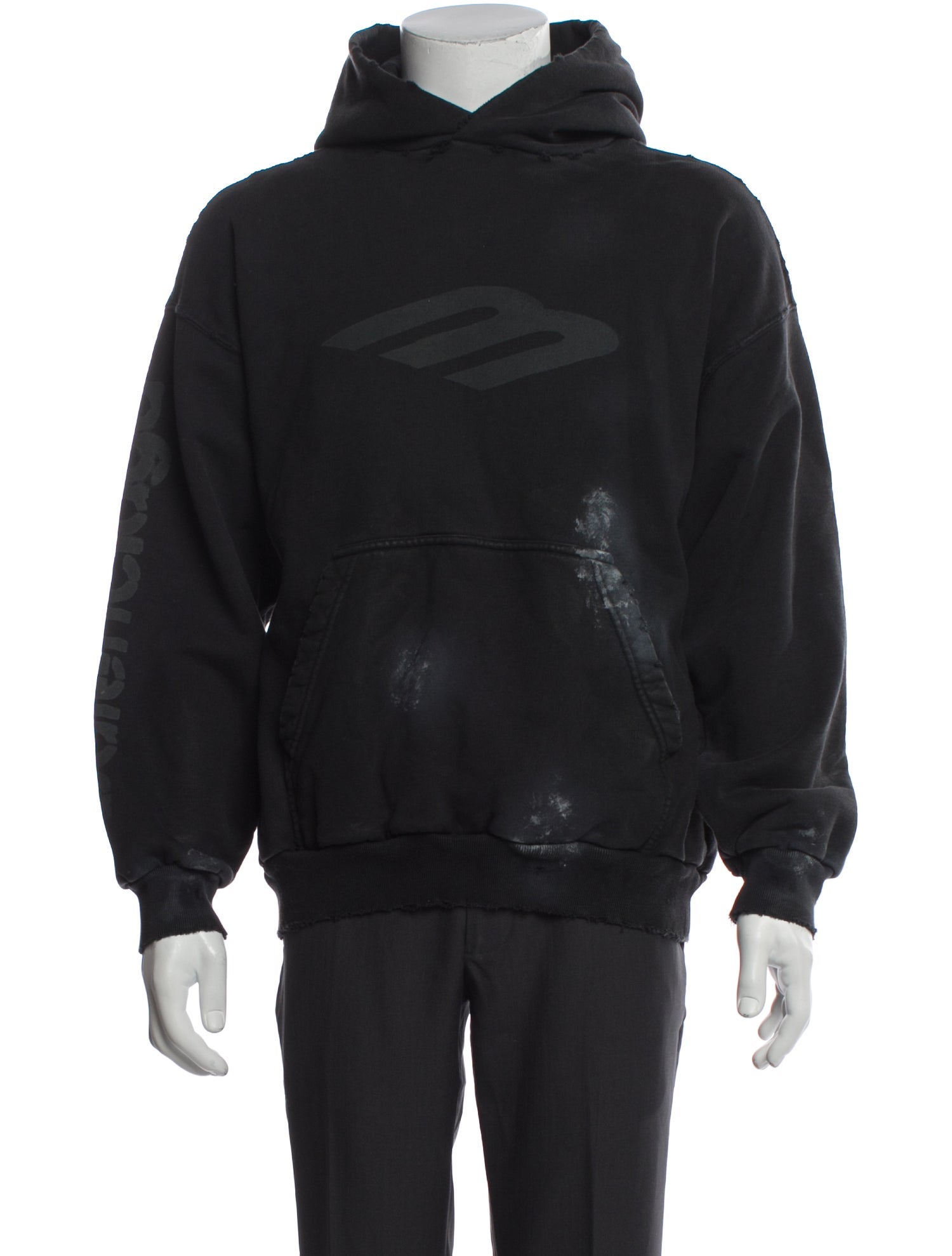 Balenciaga 2024 Graphic Print Hoodie