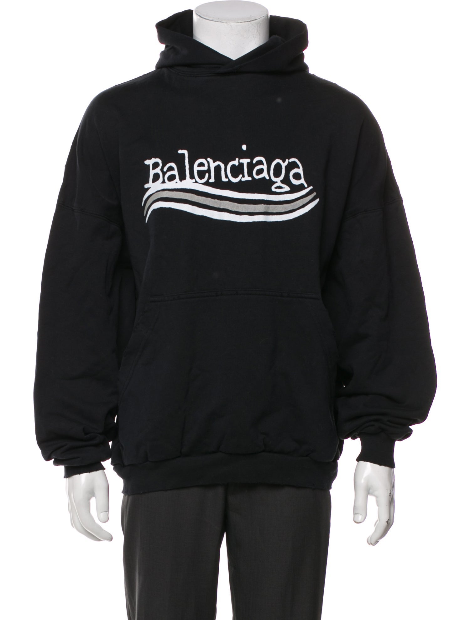 Balenciaga 2023 Signature Logo Hoodie