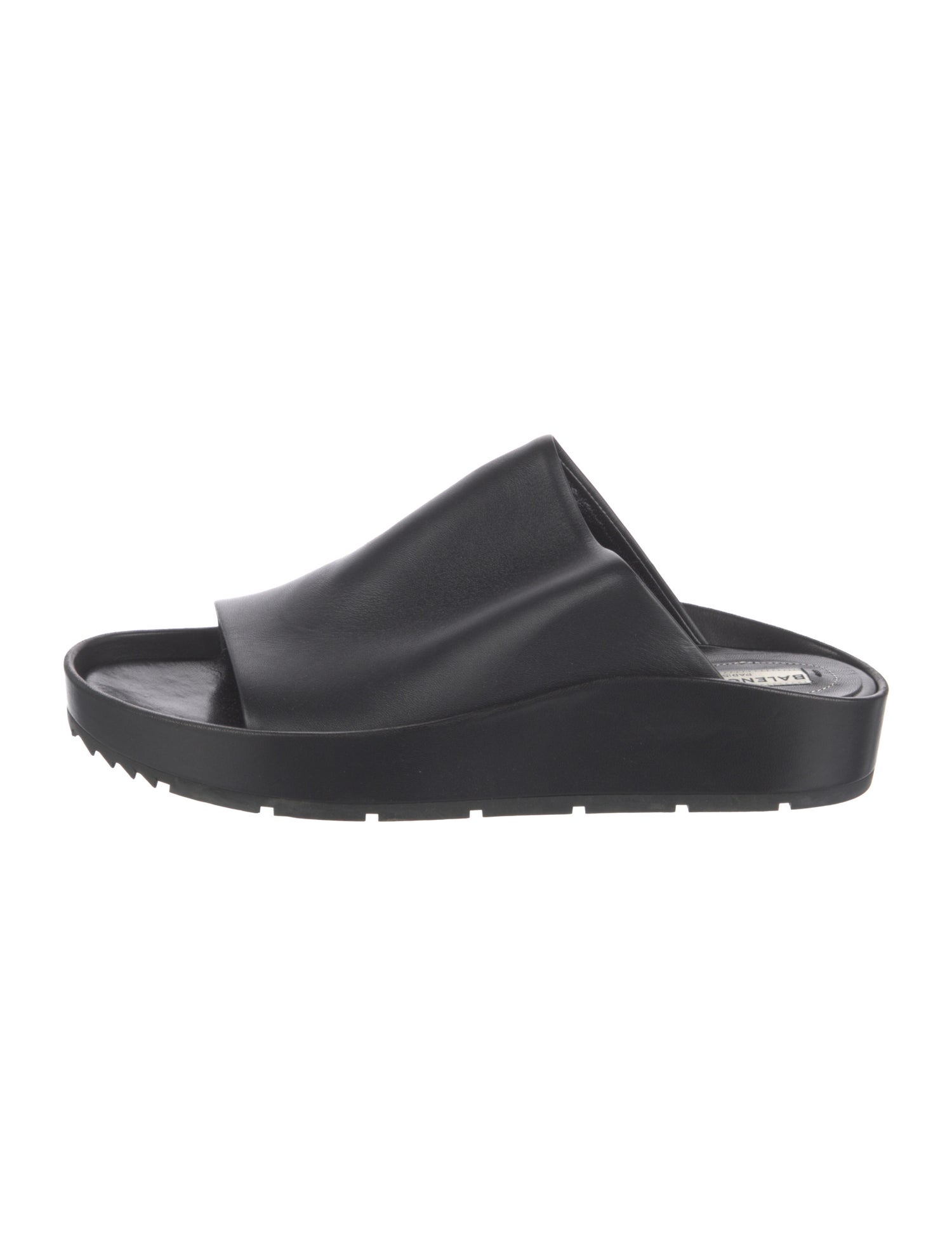 Balenciaga Leather Slides