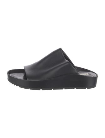 Balenciaga Leather Slides