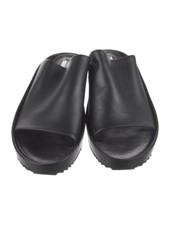 Balenciaga Leather Slides
