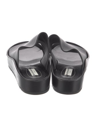 Balenciaga Leather Slides