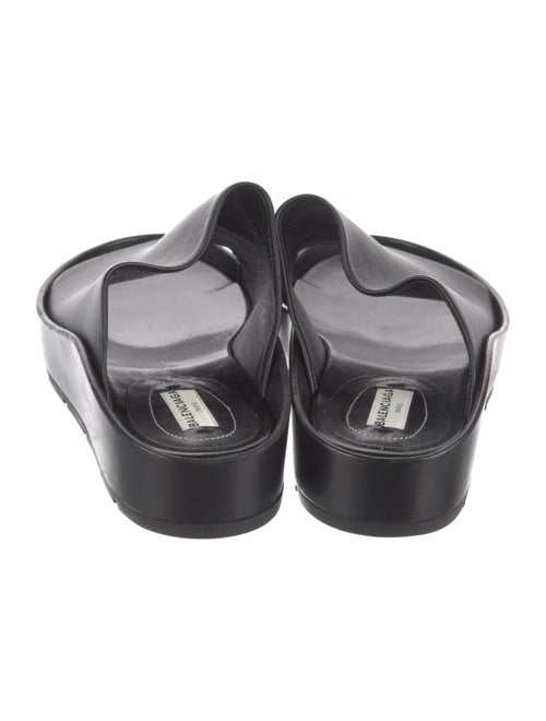 Balenciaga Leather Slides