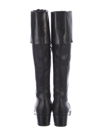 Balenciaga Leather Riding Boots