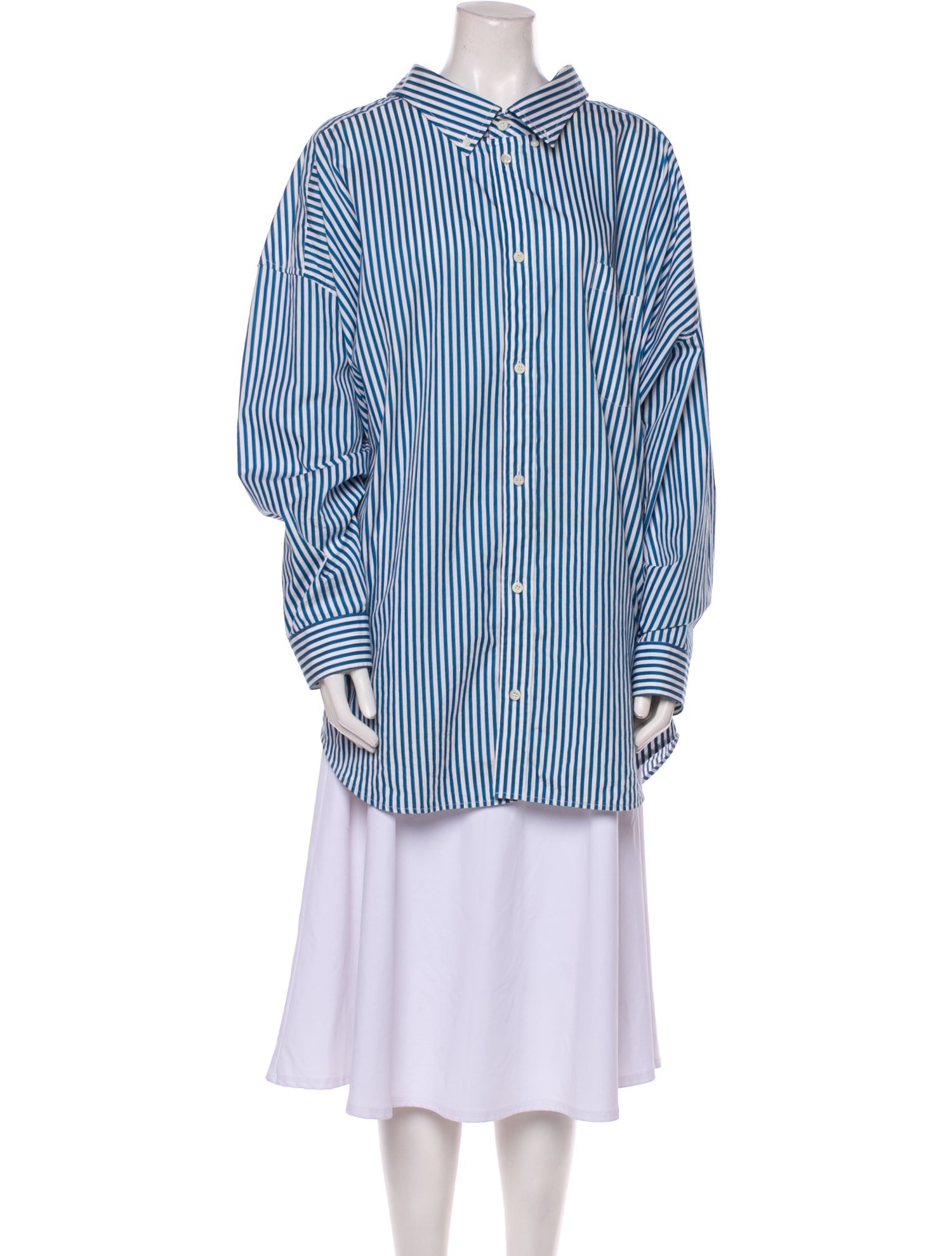Balenciaga 2020 Striped Tunic