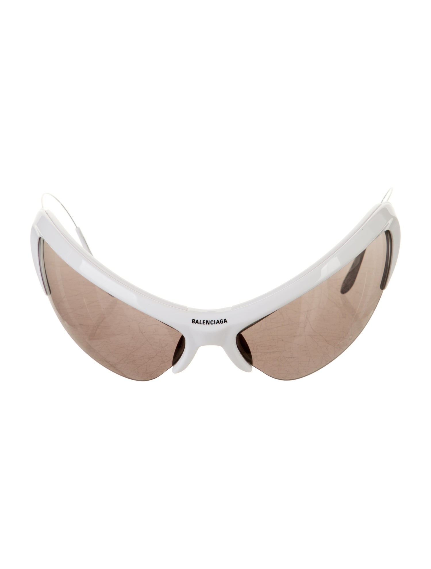 Balenciaga Cat-Eye Mirrored Sunglasses