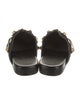 Balenciaga Leather Studded Accents Mules