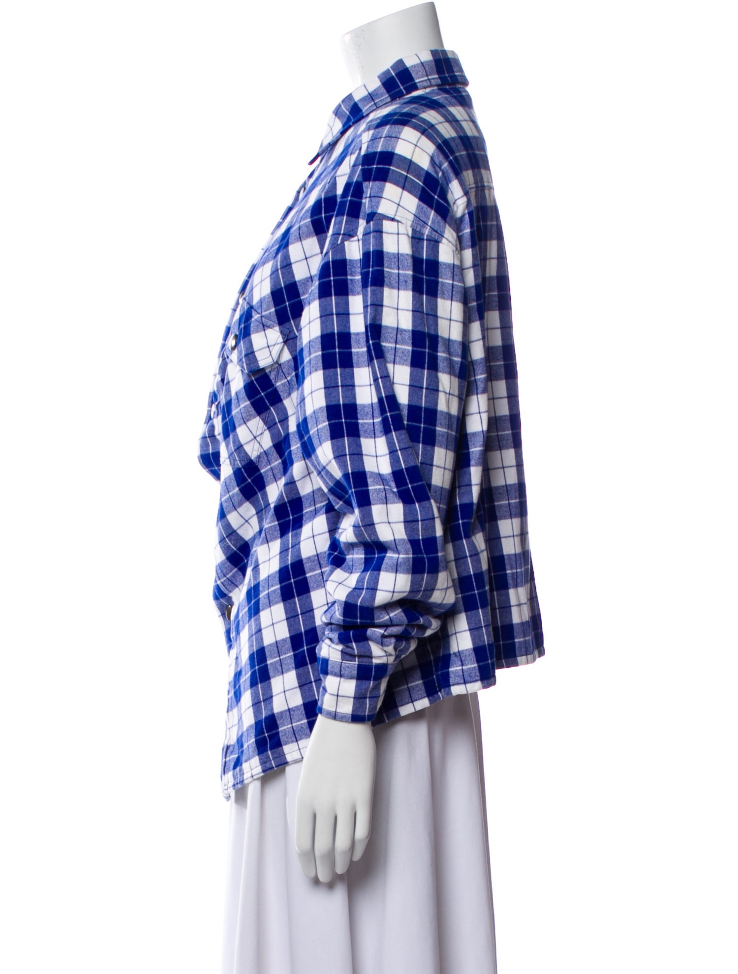Balenciaga 2019 Plaid Print Jacket