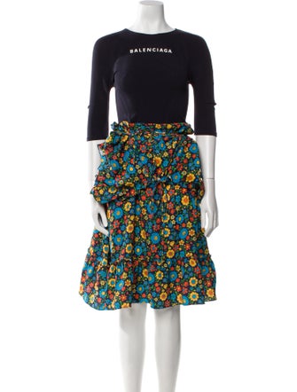 Balenciaga 2017 Long Dress