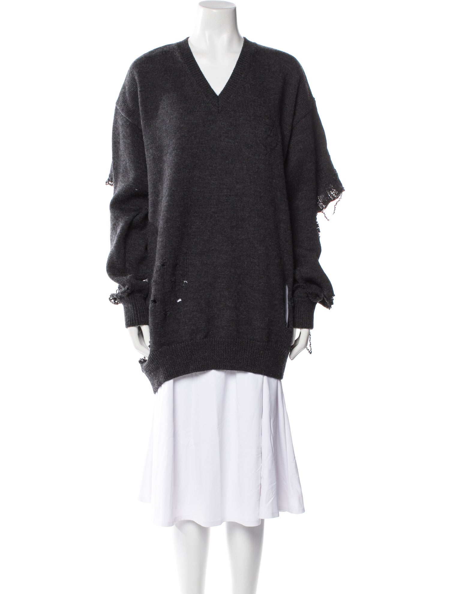 Balenciaga 2021 V-Neck Sweater