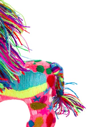 Balenciaga Leather Graphic Print Wallet