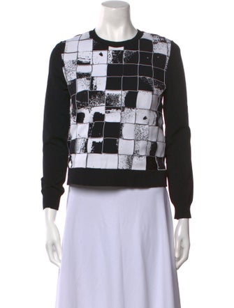 Balenciaga 2013 Plaid Print Sweatshirt