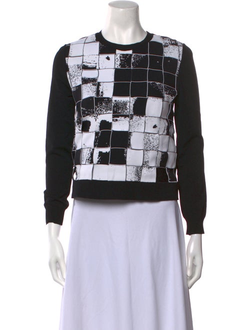 Balenciaga 2013 Plaid Print Sweatshirt