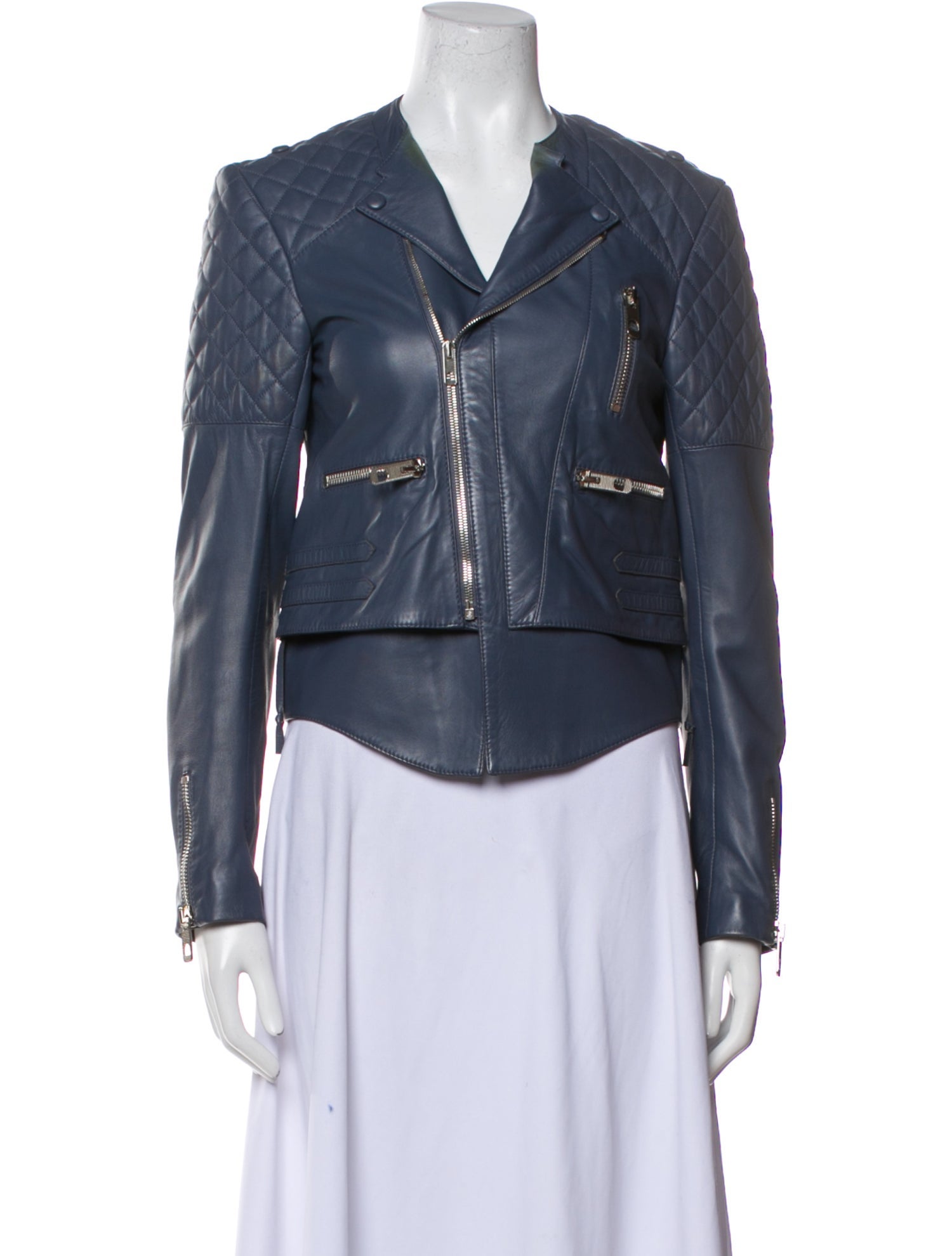 Balenciaga 2012 Leather Biker Jacket