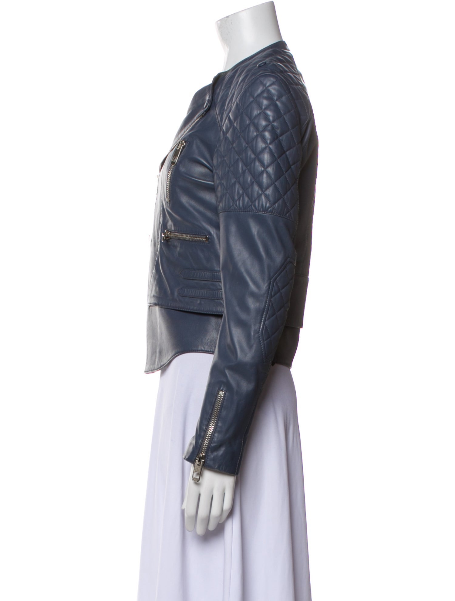 Balenciaga 2012 Leather Biker Jacket