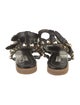Balenciaga Leather Studded Accents Gladiator Sandals