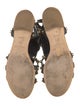 Balenciaga Leather Studded Accents Gladiator Sandals