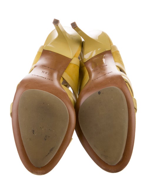 Balenciaga Suede Leather Trim Embellishment Gladiator Sandals