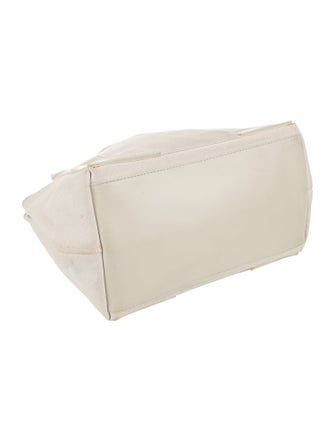 Balenciaga Canvas Navy Cabas Small