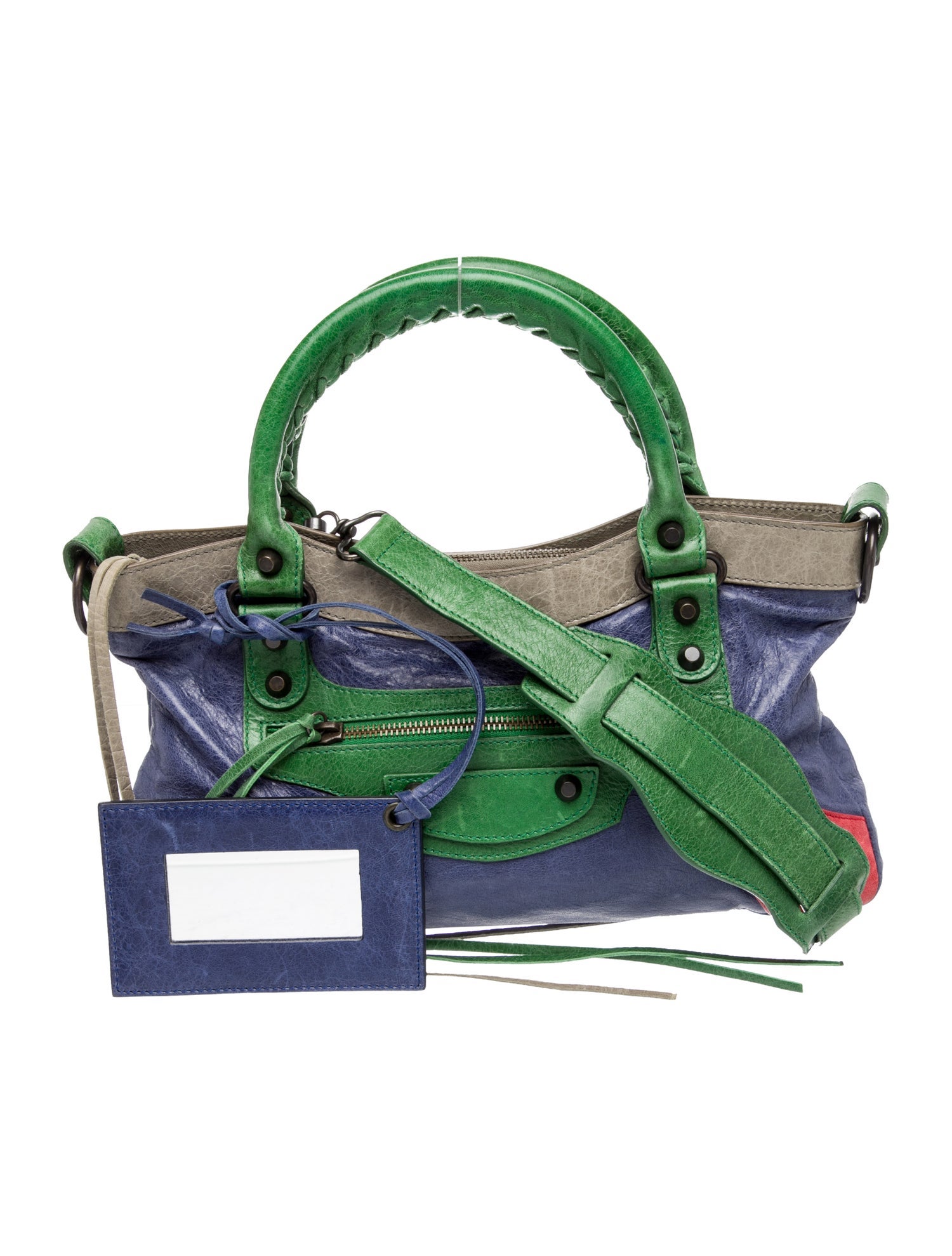 Balenciaga Leather Motocross Classic City