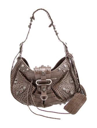 Balenciaga Embossed Leather Le Cagole Medium