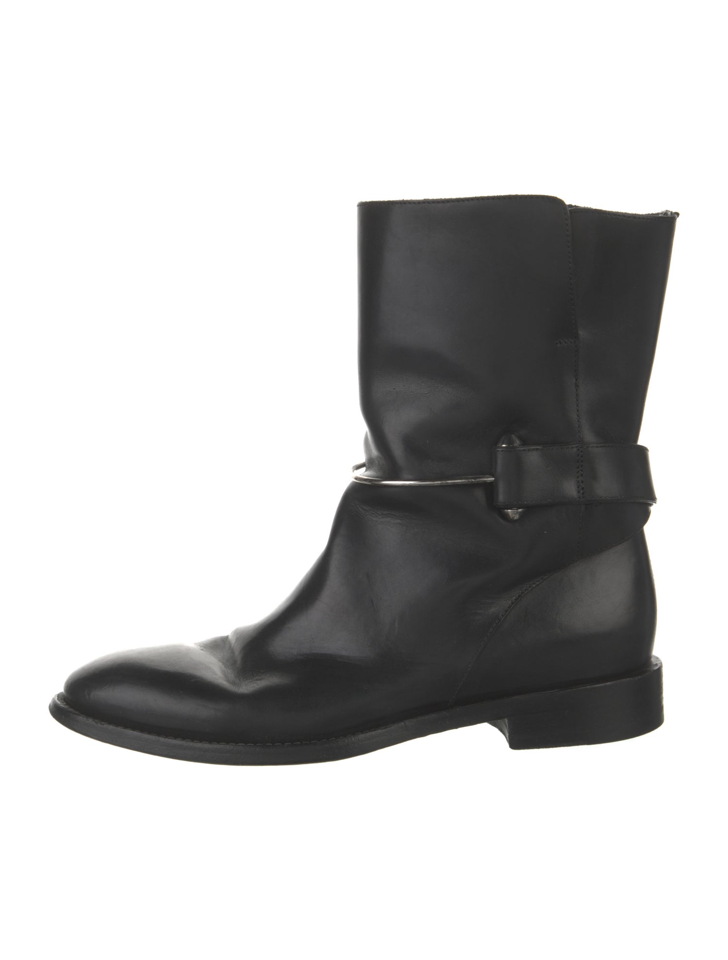 Balenciaga Leather Moto Boots